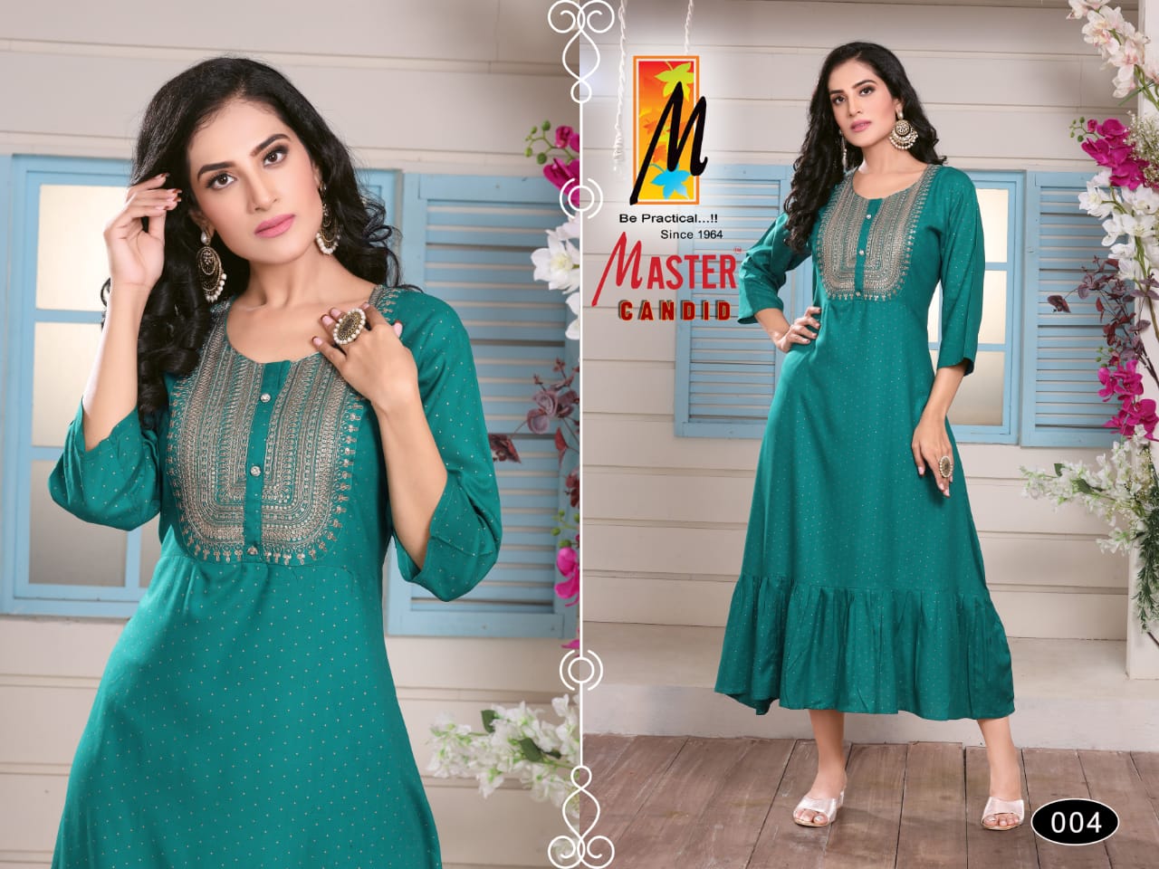 Master Candid Heavy Rayon Fancy Designer Latest Designer Kurti Collection